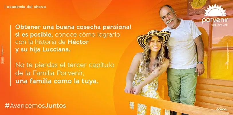 ¿Sabías que en un fondo privado como Porvenir recibes los frutos de tu ahorro pensional más los rendimientos generados por el fondo? Conéctate al tercer capítulo de la tercera temporada y en compañía de la Familia Porvenir conoce la importancia de la constancia semana a semana de tu ahorro. Si quieres saber más sobre el Sello de Calidad en Educa ción Financiera que obtuvimos con nuestro programa Academia del Ahorro ingresa aquí: https://www.superfinanciera.gov.co/sellosEducacion/certificados/categoria/1 #FamiliaPorvenir #AcademiaDelAhorro #AvancemosJuntos