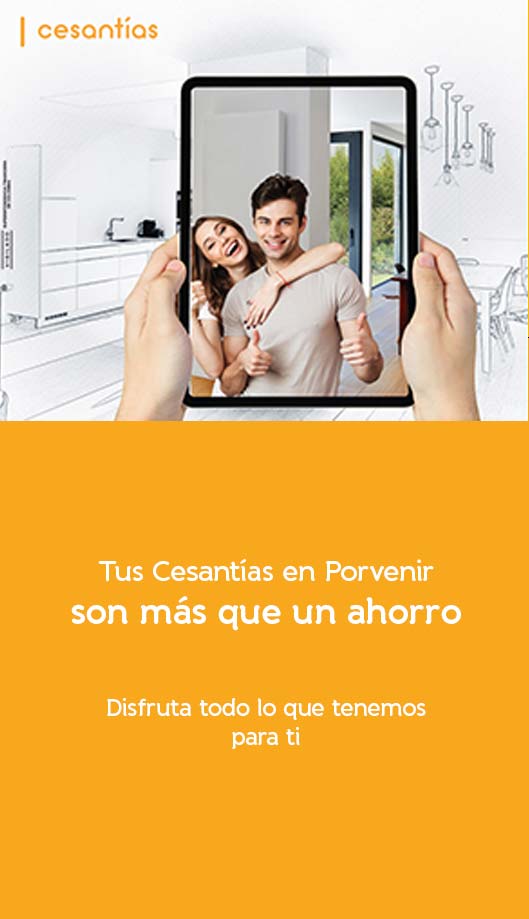 En Porvenir queremos acompañarte y apoyarte en la construcción de tus metas, y con tus Cesantías se hacen realidad tus proyectos de educación, compra o remodelación de tu vivienda,